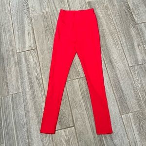 Stoic red leggings